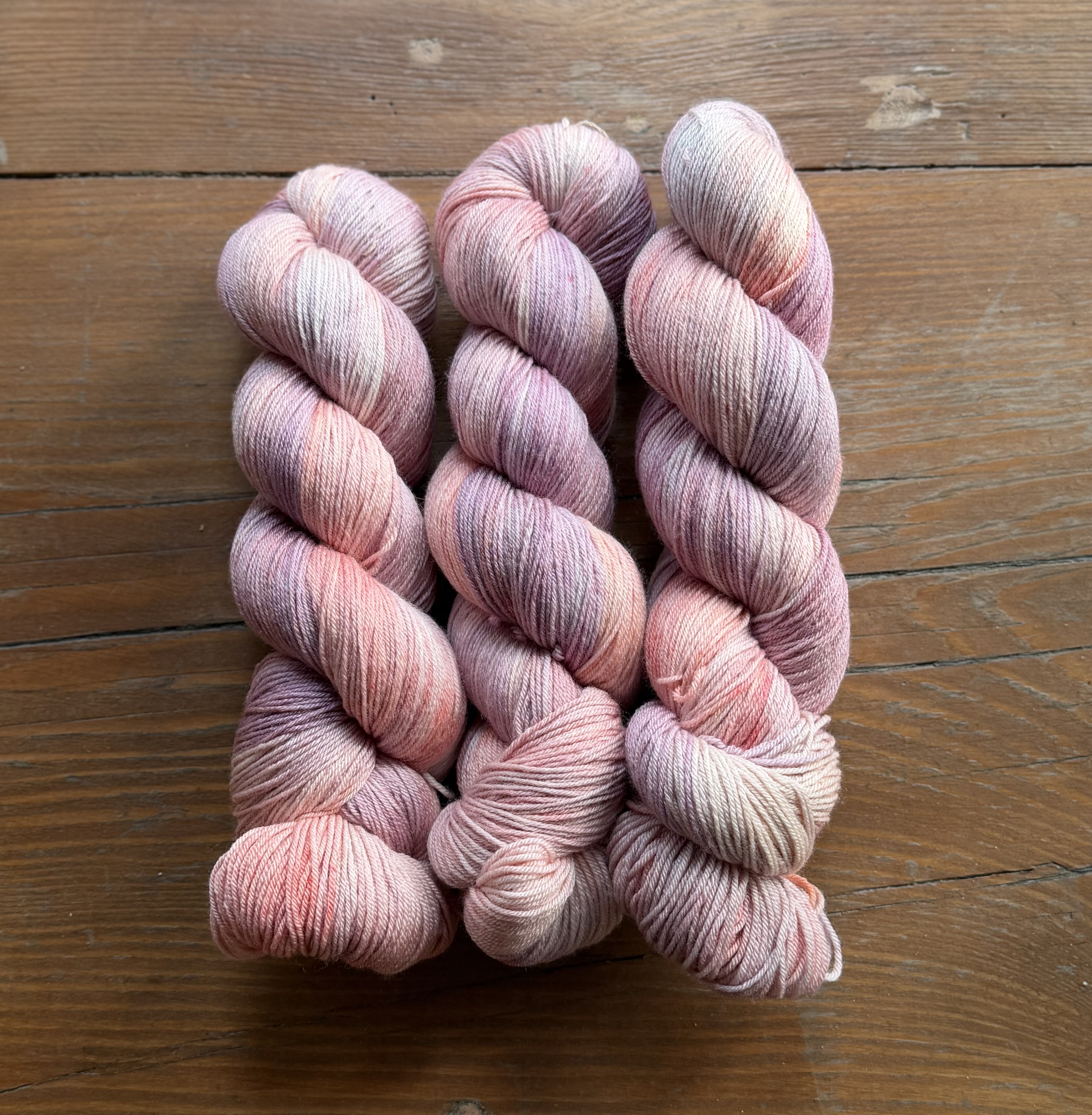 Ručně barvená příze Silk Sock
