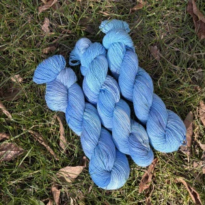 Bourette silk ručně barvená příze