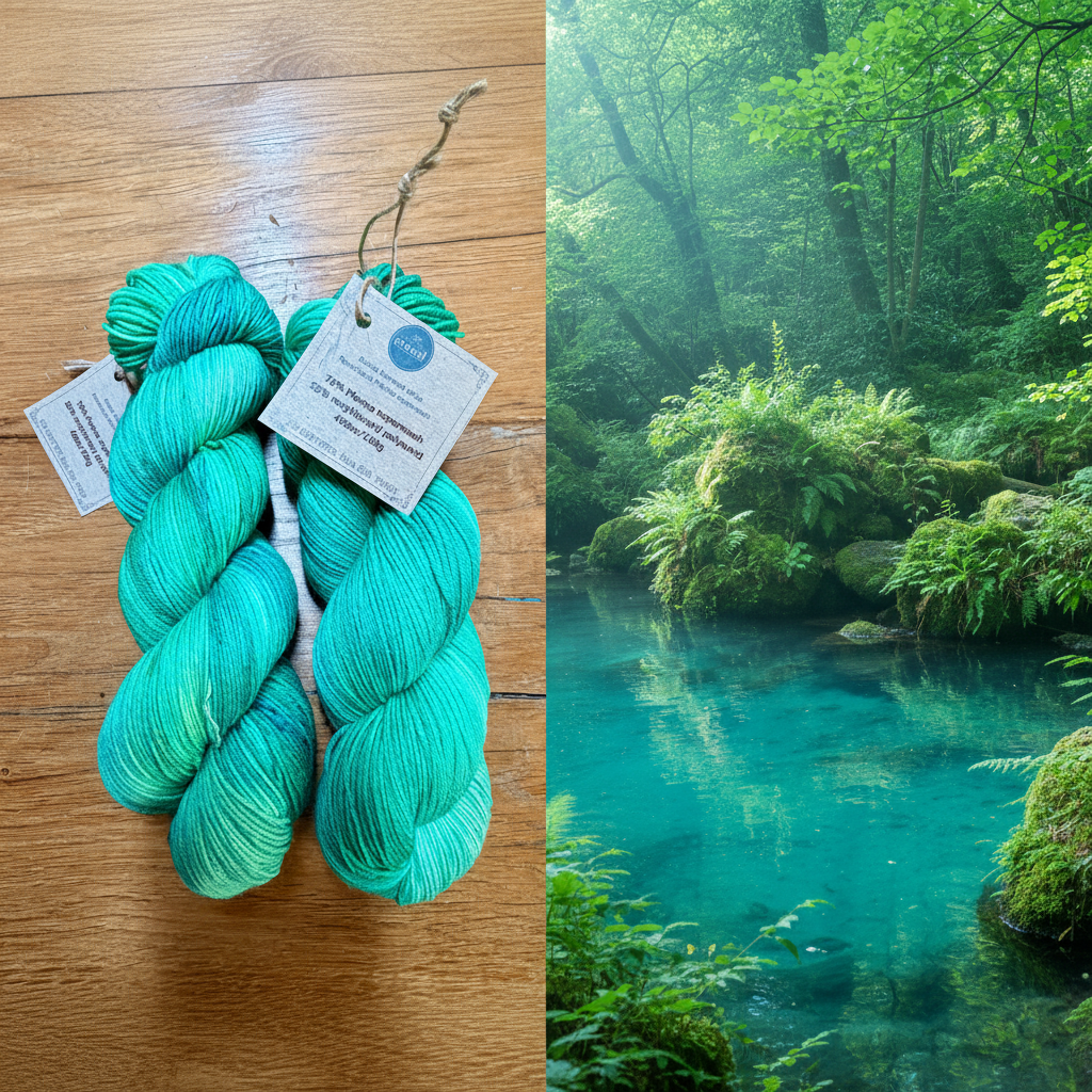 Ručně barvená - Merino s SW úpravou