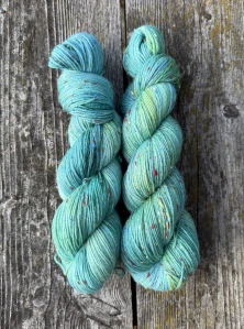 Ručně barvená příze - Merino tweed