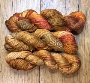 Ručně barvená příze Merino Silk