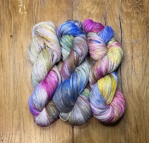 Ručně barvená příze Sock Tweed