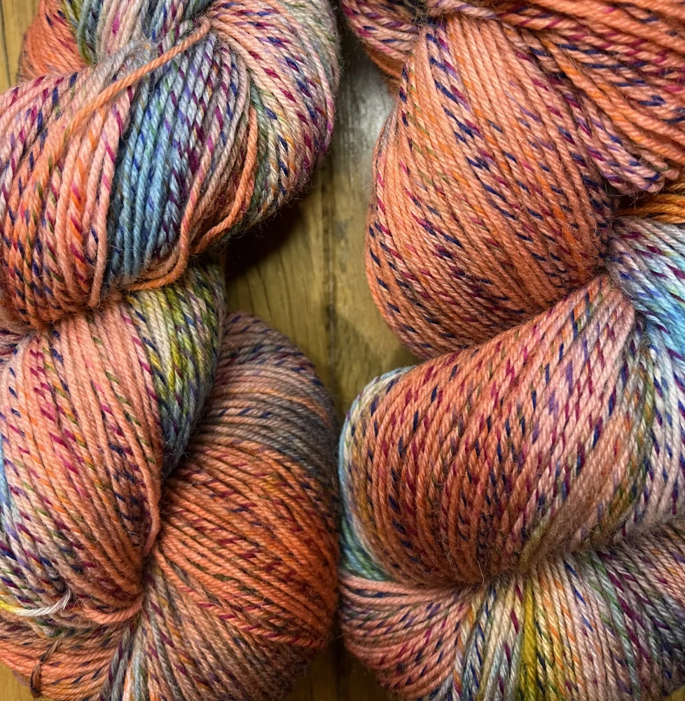 Ručně barvená Zebra Sock