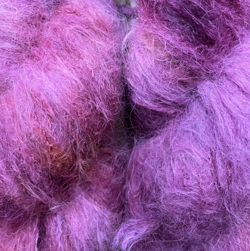 Ručně barvená příze Suri Alpaca