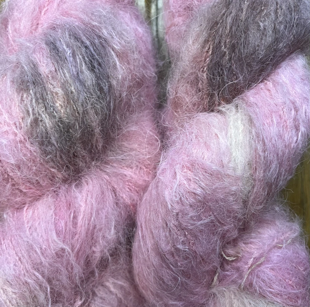 Ručně barevná příze Suri Alpaca