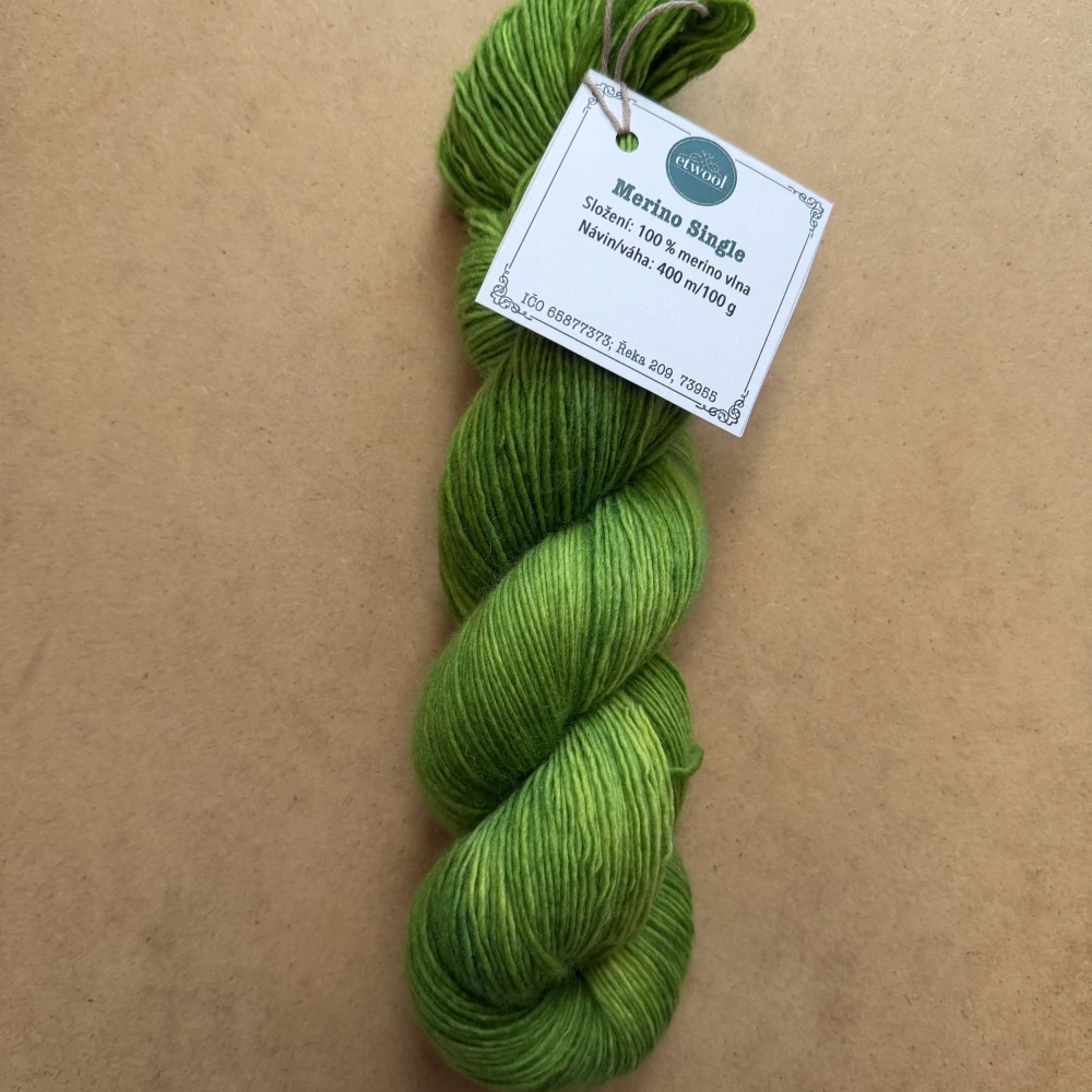 Etwool - Ručně barevná příze Merino single