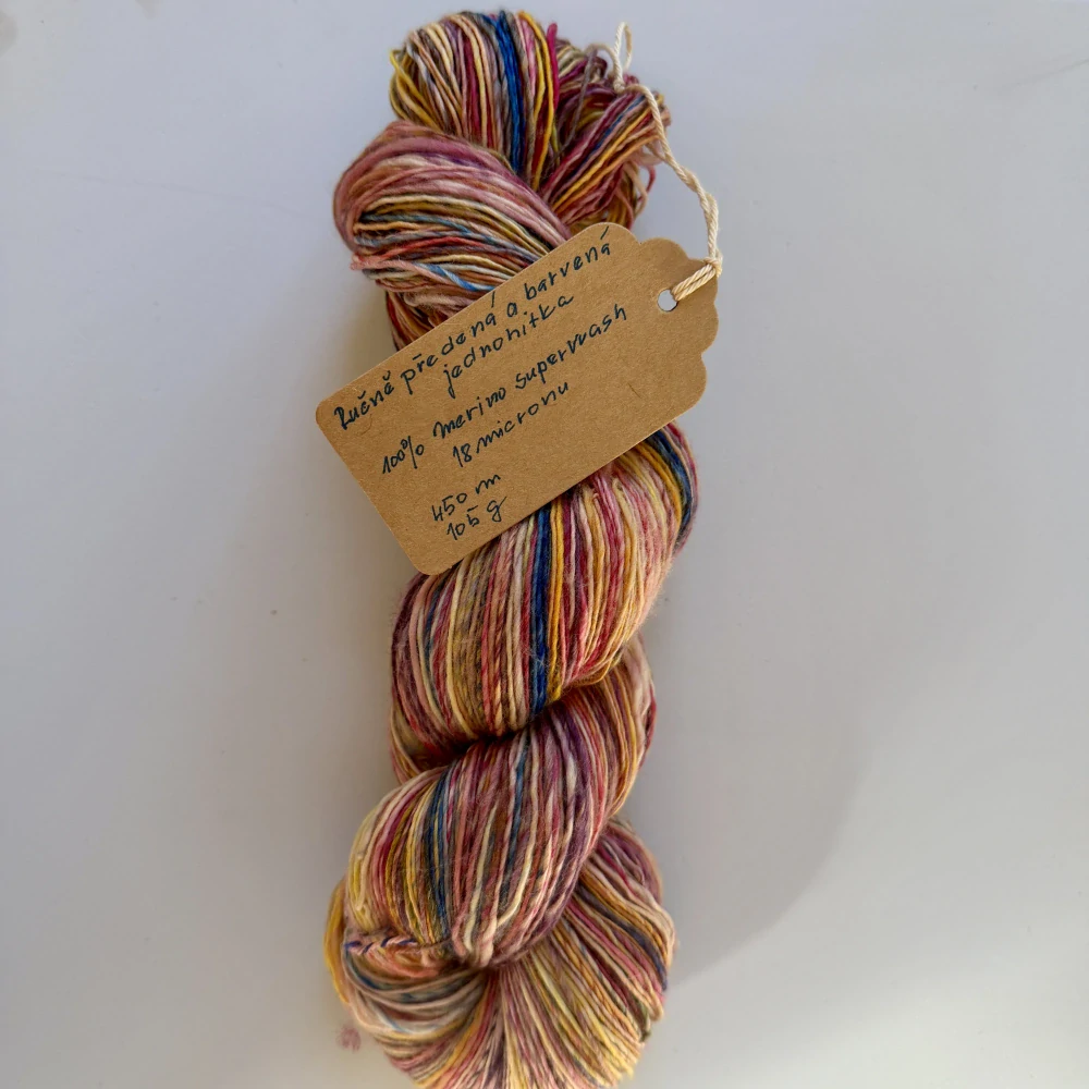 Ručně předená příze - merino superwash