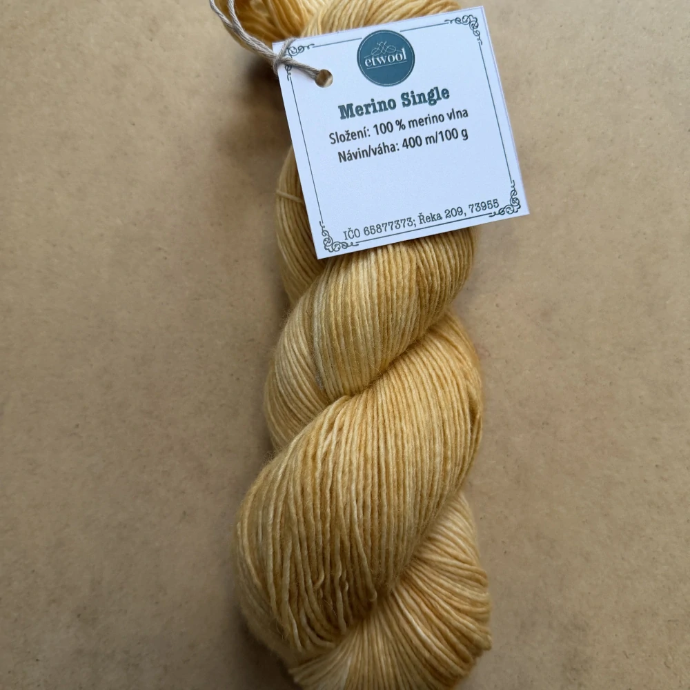 Etwool - Ručně barevná příze Merino single