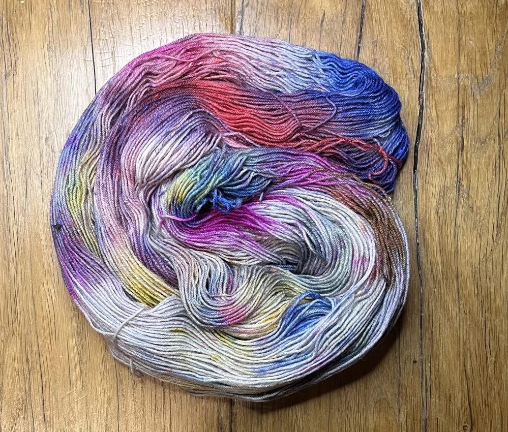 Ručně barvená příze Sock Tweed
