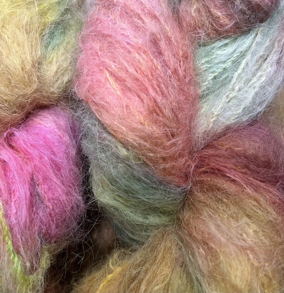 Ručně barvená příze - Suri Alpaca