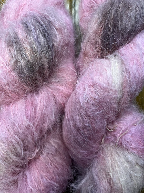 Ručně barevná příze Suri Alpaca