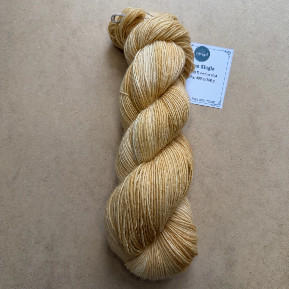 Etwool - Ručně barevná příze Merino single