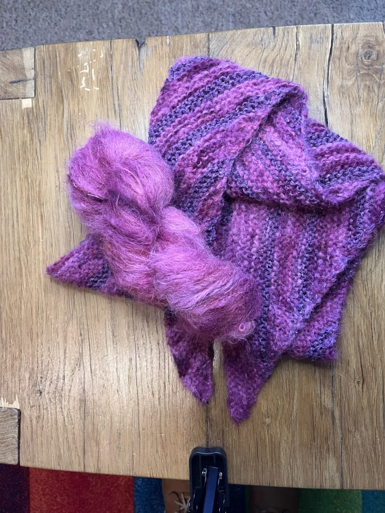 Ručně barvená příze Suri Alpaca